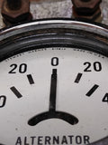 Vtg Stewart Warner #819834 White Dial 2.25" Alternator Amperes Gauge 40 Amps