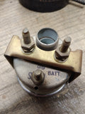 Vtg Stewart Warner #819834 White Dial 2.25" Alternator Amperes Gauge 40 Amps