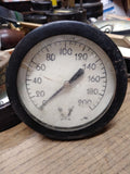 Vtg Marshalltown 0-200 PSI Pressure Gauge 4" Steampunk