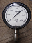 Vtg 3D Instruments Inc 0-3000 PSI Pressure Gauge 4.5"