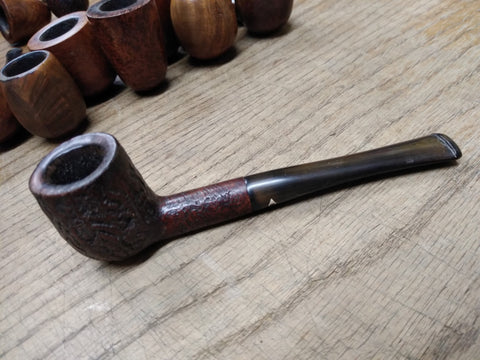 Vtg Amphora Xtra 817 Sandblasted Briar Tobacco Pipe Canadian Style Holland Nice!