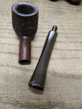 Vtg Amphora Xtra 817 Sandblasted Briar Tobacco Pipe Canadian Style Holland Nice!