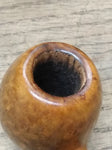 Vtg Genuine Briar Tobacco Pipe Apple Style Made In France in Nice Shape!