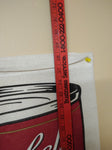 Vtg Campbell's Condensed Soup Advertising Cloth Bag Laundry Sack 28.5" x 17.5"