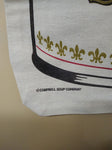Vtg Campbell's Condensed Soup Advertising Cloth Bag Laundry Sack 28.5" x 17.5"