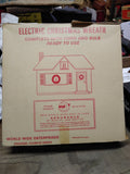 Vtg World Wide Decorative Lites Electric Window Christmas Wreath Lights Up w/Box