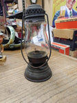 Vtg Antique Early Ice Skaters Kerosene Oil Lamp Lantern 7" Rare Collecitble!
