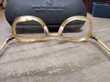 Vtg AO American Optical Bi Focal Industrial Glass Lens Safety Goggles Orig Case!