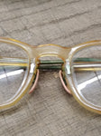 Vtg AO American Optical Bi Focal Industrial Glass Lens Safety Goggles Orig Case!