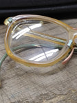 Vtg AO American Optical Bi Focal Industrial Glass Lens Safety Goggles Orig Case!