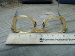 Vtg AO American Optical Bi Focal Industrial Glass Lens Safety Goggles Orig Case!