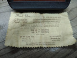 Vtg AO American Optical Bi Focal Industrial Glass Lens Safety Goggles Orig Case!