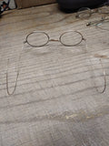 Vtg Antique GFI Gold Filled Full Wire Rim Oval Prescription Lens Eye Glasses!