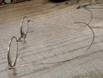 Vtg Antique GFI Gold Filled Full Wire Rim Oval Prescription Lens Eye Glasses!