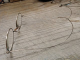 Vtg Antique GFI Gold Filled Full Wire Rim Oval Prescription Lens Eye Glasses!
