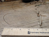 Vtg Antique GFI Gold Filled Full Wire Rim Oval Prescription Lens Eye Glasses!
