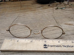 Vtg Antique GFI Gold Filled Full Wire Rim Oval Prescription Lens Eye Glasses!