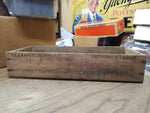 Vtg Clearfield Brand Ole N Sharpe Pasteurized Process 5 Pound Wooden Cheese Box