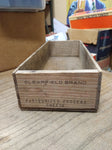 Vtg Clearfield Brand Ole N Sharpe Pasteurized Process 5 Pound Wooden Cheese Box