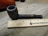 Vtg Wally Frank Ltd Rustic Root #18 Lovat Style Saddle Stem Tobacco Pipe
