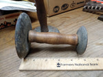 Vtg Antique Pair of Hog Pig Scrapers Double Ended Primitive Candle Holders