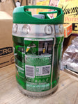 Heineken 5L Mini Keg Steel Beer Can Empty DRAUGHT Keg Man Cave Decor Nice Shape!