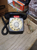 Vtg GTE National Special Needs Center Rotary Desk Top Telephone Offset Dial 80E