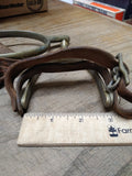 Vtg Antique WWI U.S. A.B. August Bauermann Cavalry Officer Horse Riding Spurs