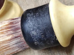 Vtg 3 Piece Shaving Brush Lot Rubberset 200-4 Rubberset Trade Mark Eveready?