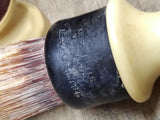 Vtg 3 Piece Shaving Brush Lot Rubberset 200-4 Rubberset Trade Mark Eveready?