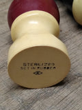 Vtg 3 Piece Shaving Brush Lot Rubberset 200-4 Rubberset Trade Mark Eveready?