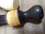 Vtg 3 Piece Shaving Brush Lot Rubberset 200-4 Rubberset Trade Mark Eveready?