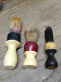 Vtg 3 Piece Shaving Brush Lot Rubberset 200-4 Rubberset Trade Mark Eveready?