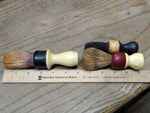 Vtg 3 Piece Shaving Brush Lot Rubberset 200-4 Rubberset Trade Mark Eveready?