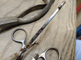 Vtg 5 Pc Antique Dentist Physicians Surgical Tools Lot E M Hessler Betz Germany