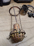 Vtg Antique Gas Wall Ceiling Lamp Light Parts Lot Mantle Burners Fixtures Brass