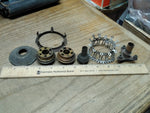 Vtg Antique Gas Wall Ceiling Lamp Light Parts Lot Mantle Burners Fixtures Brass