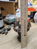 Vtg Antique Gas Wall Ceiling Lamp Light Globe Burner Fixture Brass Parts Lot