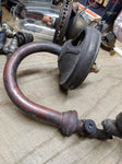 Vtg Antique Gas Wall Ceiling Lamp Light Burner Fixture Brass Hardware Parts Lot