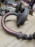 Vtg Antique Gas Wall Ceiling Lamp Light Burner Fixture Brass Hardware Parts Lot