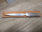 Vtg Letter Opener Multi Tool Made in Japan Stainless Steel Scissors Knife Sheath