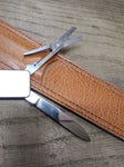 Vtg Letter Opener Multi Tool Made in Japan Stainless Steel Scissors Knife Sheath