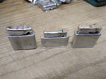 Vtg 3 Pc Cigarette Lighter Lot Calibri Rogers Modernlite Automatic Super Japan