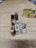 Vtg 5 Pc Miniature Key Chain Cigarette Lighter Lot Royal Star Bomart Made Japan