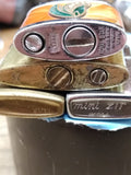 Vtg 5 Pc Miniature Key Chain Cigarette Lighter Lot Royal Star Bomart Made Japan