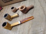 Vtg 4 Piece Smoking Tobacco Pipe Parts Repair Lot Missouri Meerschaum Briar