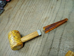 Vtg 4 Piece Smoking Tobacco Pipe Parts Repair Lot Missouri Meerschaum Briar