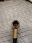 Vtg Broken In Corn Cob Smoking Tobacco Pipe Nice Shape!