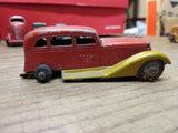 Vtg Tootsietoy Graham Diecast 4 Door Sedan White Rubber Wheels Parts Repair Lot
