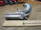 Vtg Cast Aluminum Derringer 4.5 inch Man Cave Wall Hanging Rat Rod Rat Bike Art!